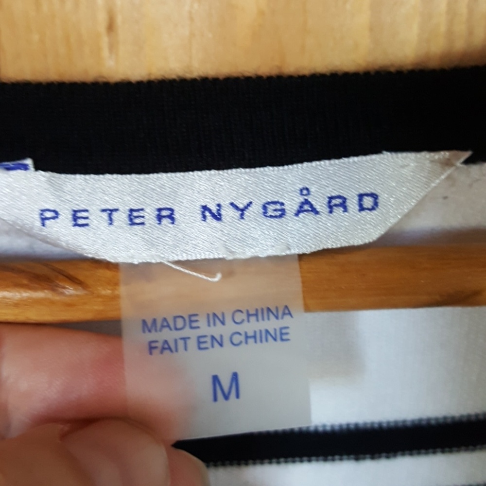 Peter Nygard Striped Long Sleeve Sweater SZ M - Picture 3 of 4
